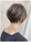 40代50代60代 ショート白髪ぼかし絶壁解消似合わせs