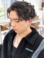 ユイマァルスロウ 倉敷(YUIMARLSLOW) メンズサロン★20代30代40代倉敷★ニュアンスパーマ★ハイライト