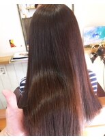 トリート(TREAT)&nbsp;艶髪ヘッドスパを受けられたお客様へア