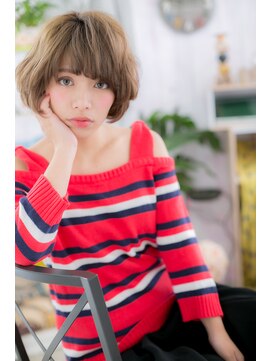 ヘアアンドビューティー ミック(Hair & Beauty miq) モフモフ感☆cute ショートｂ(miq阿佐ヶ谷)