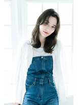 リトル ルル 梅田(little lulu)&nbsp;かきあげバング×まったりウェーブ