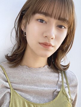ガーデントウキョウ(GARDEN Tokyo) [GARDEN田中麻由]小顔レイヤーミディセミウェットオリーブカラー