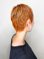 オブヘアーギンザ(Of HAIR GINZA)&nbsp;春の大人かわいいショート♪フレッシュビタミンカラーオレンジ