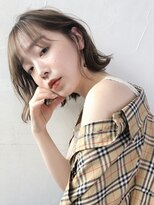 アイティーバイアルバム 松戸店(IT by ALBUM) 外ハネボブ_マッシュショートカーキグレージュ_8314