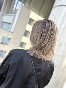 リバレッジ 広尾(Leverage) 脱白髪染め大人ハイライト