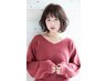 【ご新規様平日限定】カット+オーガニックカラー（全体）+プレtr　￥4900