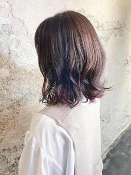 フロール 上大岡(Flor) 【Flor上大岡】*インナーカラー+ピンク×ブラウン*