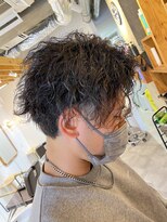 アメラボ(AmeLab) 【夏のモテ髪】男気チリチリツイストパーマ