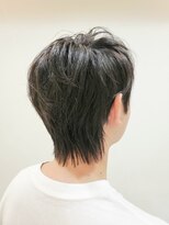 ヘアーデザイン ミヤビ 広尾(HAIR DESIGN MIYABI) メンズ　サラサラストレートのウルフヘア