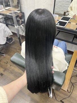 オロ(ORO) 【ORO】艶グレーブラックヘア　浅見