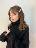 ノク(nok)&nbsp;フレンチベージュシアカラー_ダークアッシュチェリーブラウン