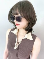 アイティーバイアルバム 藤沢店(IT by ALBUM)&nbsp;レイヤーボブ_ショコラアッシュヘルシースタイル_ba402322