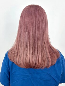 アルバム 新宿(ALBUM SHINJUKU) ピンクロング_グレーベージュレイヤーロング_ｂａ476521