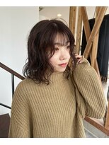 ビーヒアナウ 野々市市役所前店(BE HERE NOW N゜04) bob perm × lavender beige