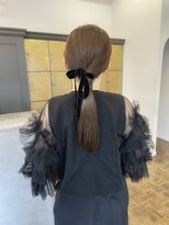 ヘアーアイスカルテット(HAIR ICI QUARTET)&nbsp;お呼ばれアレンジ♪20代30代40代大人可愛いタイトアレンジ