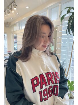 ヘアーメイク チョコ(hair make choco) 透明感グレージュ