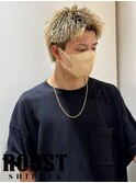 スパイキーショート×ミルクティーベージュ