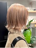 ダブルカラーブロンドベージュカラーケアブリーチハイトーン韓国