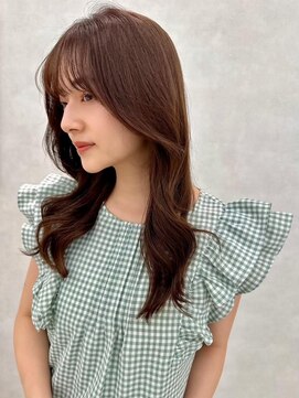 アッシュ 中野店(Ash) イメチェン/似合わせカット/フルバング/レッドブラウン/中野