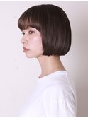 似合わせカット小顔前髪黒髪ショートボブ1101