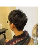 アップバングショート