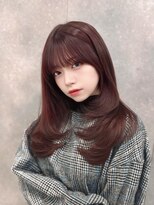 クム(kumu)&nbsp;【kumu】ワンカールレイヤー/くびれ巻き/顔周り前髪/名古屋