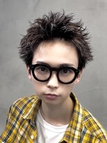 フィフスパーク(fifth PARK) 渋谷メンズスパイキーショートパーマ短髪アップバング刈り上げ