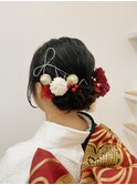 成人式アップスタイル