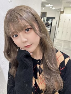 ポプルス(popls) ブリーチダブルカラーミルクティーベージュ