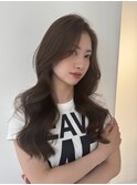 ブリーチなしダブルカラーで透明感抜群