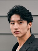 フェザーショートフェザーパーマニュアンスパーマショートヘア