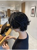 ショート×ゆるふわパーマ
