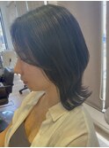 韓国風レイヤーボブ