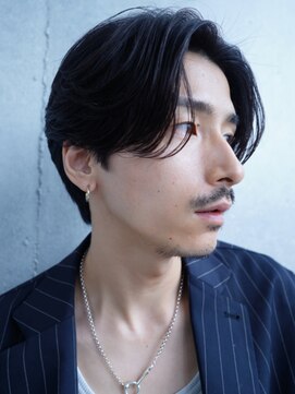 レタッチバイフィフス(RETOUCH by fifth) 乾かしただけでキマるニュアンスパーマセンターパート