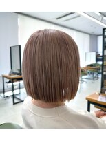 マインドヘアー(MiND HAiR) くすみラテベージュボブ_艶感カラー_髪質改善_12