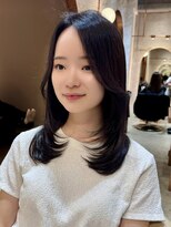 ロンド エスポワール 錦糸町(Lond espoir)&nbsp;◯ くびれヘア/顔周り/韓国/レイヤーカット/黒髪/ロング/前髪/