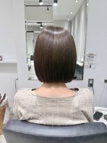 ビューバイネオリーブ 用賀店(Beau'r by neolive)&nbsp;くびれヘア縮毛矯正アプリコットオレンジ夏ハイライト《用賀》