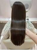 髪質改善ストレート ロングストレート 縮毛矯正 20代 透明感