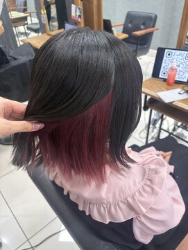 ハレル 戸塚(HAREru.) インナーカラーピンク