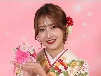 やひろ呉服店　京都桂　成人式振袖着物レンタル＆ヘアセット