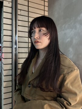 シム 千葉(sim) 顔まわりデザインカット　stylist  nana 【千葉駅】