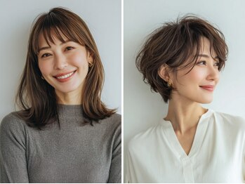 ロディーナ 大口 新子安(rodina)の写真/白髪を“隠す”から“活かす”へ。白髪ぼかし×髪質改善で艶と品格をご提供[子安/白髪染め/men's/学割U24]