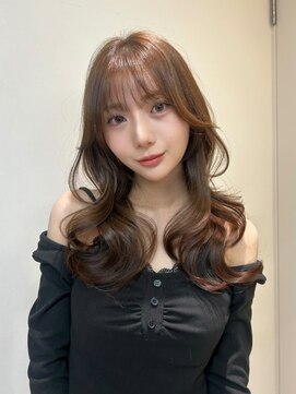 ロンドルピナス 小倉(Lond Lupinus) 黒髪カタログ/オリーブグレー/ココアベージュ/小顔に見せるヘア