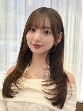 レイリー 原宿 表参道(Rayreee) 小顔見えストレート×シースルーバング