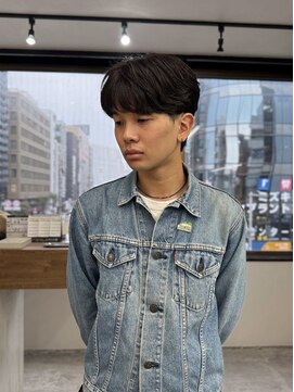 ソソ(soso) ショートニュアンスマッシュ/フェザーパーマ/横浜