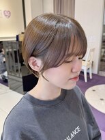 ハピネス 河原町店(Happiness)&nbsp;京都美容室　マッシュショート　顔まわりカット　進詩織