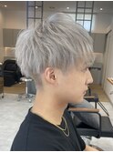 ホワイトベージュ/マッシュ/韓国ヘア 10代20代30代