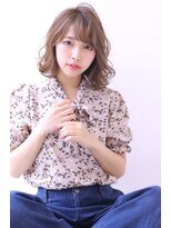 オーロ 西宮店(ORO) ミルクティーベージュ レイヤースタイル