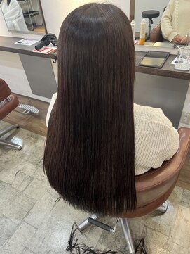 エイクス 津田沼(AQs) 着物ヘア/大人ガーリー/ダークアッシュ/似合わせカット/津田沼