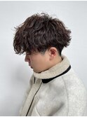 2wayパーマスタイル波巻きツイストスパイラルパーマ